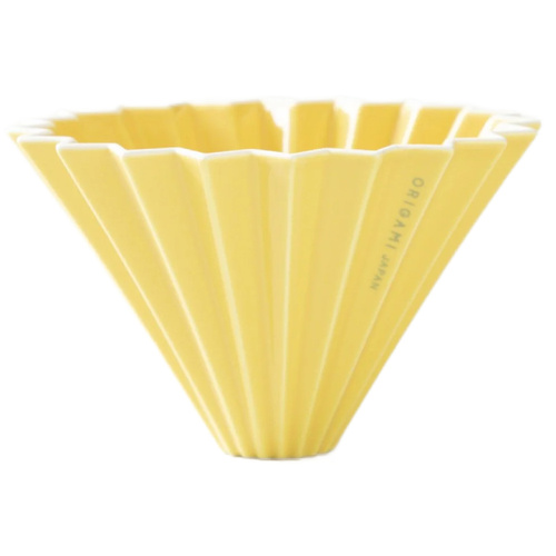 Ceramiczny Origami Dripper M - Żółty
