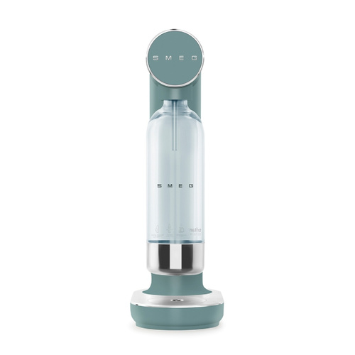 Saturator do gazowania wody Smeg SKC01EGM - Szmaragdowy Mat
