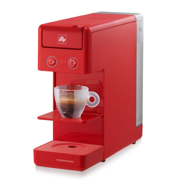 Ekspres do kawy illy Francis Francis Y3.3 - Czerwony