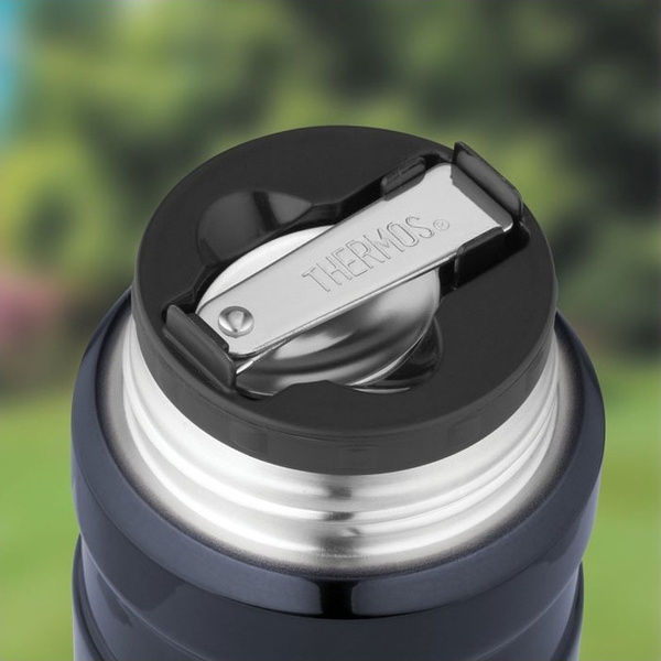 Termos obiadowy ze składaną łyżką Thermos 470ml - Zielony