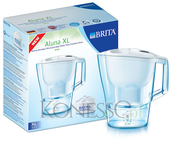 Dzbanek filtrujący Brita Aluna XL 3.5 L BIAŁY + 1 Filtr GRATIS! – NIEDOSTĘPNY