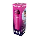 Filtrująca butelka na wodę Aquaphor City 500 ml - Różowa