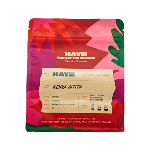 Kawa ziarnista HAYB Kenia Gititu 250g – NIEDOSTĘPNY