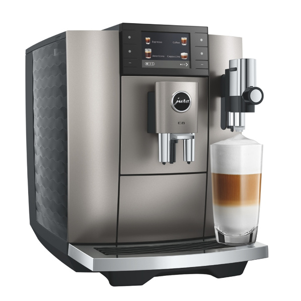 Ekspres do kawy Jura E8 Midnight Silver (ED) + 2KG KAWY GRATIS