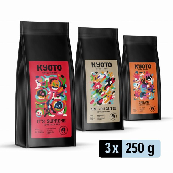 Zestaw degustacyjny KYOTO ESPRESSO II 3x250g