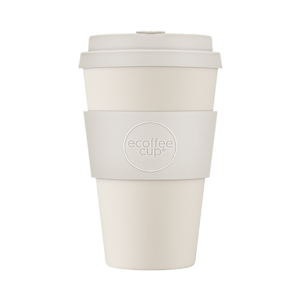 Kubek na wynos Ecoffee Cup Solid Colours Waicara 400ml - Biały
