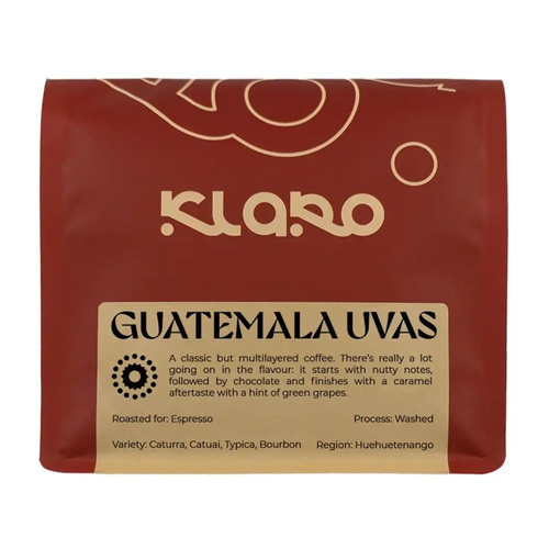 Kawa ziarnista Klaro Gwatemala Uvas Espresso 250g