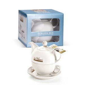 Porcelanowy zestaw do parzenia herbaty Sir Williams Duo - Opakowanie z okienkiem - NIEDOSTĘPNY