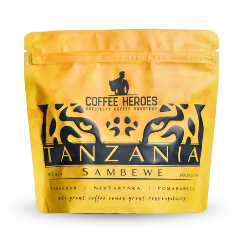 Kawa ziarnista Coffee Heroes Tanzania Sambewe 250g - opinie w konesso.pl
