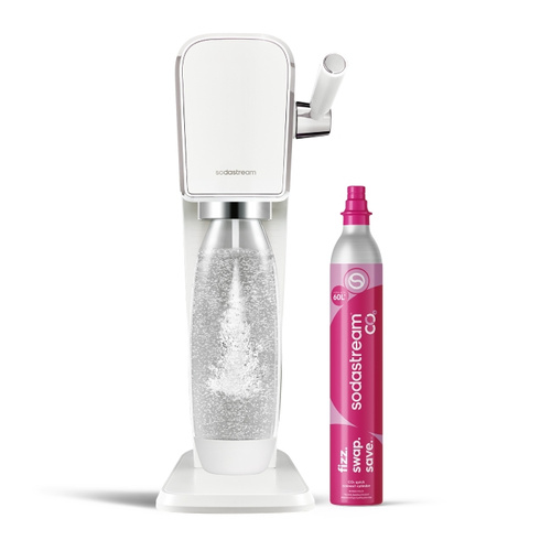 Saturator do wody gazowanej SodaStream Art - Biały zestaw startowy