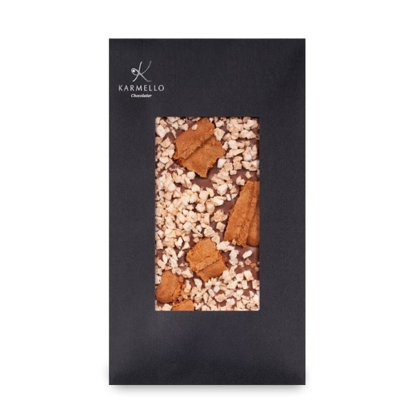Czekolada mleczna z jabłkami i cynamonem Karmello 100g - NIEDOSTĘPNY