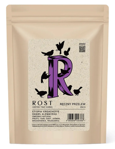 Kawa ziarnista ROST Etiopia Yirgacheffe Daniel Alemayehu Filtr 250g – NIEDOSTĘPNY