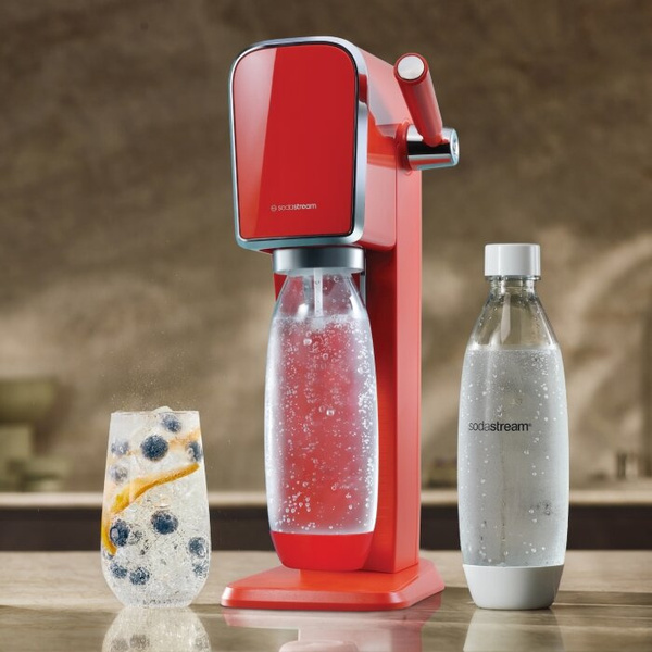OUTLET - Saturator do wody gazowanej SodaStream Art - Mandarin Red zestaw startowy