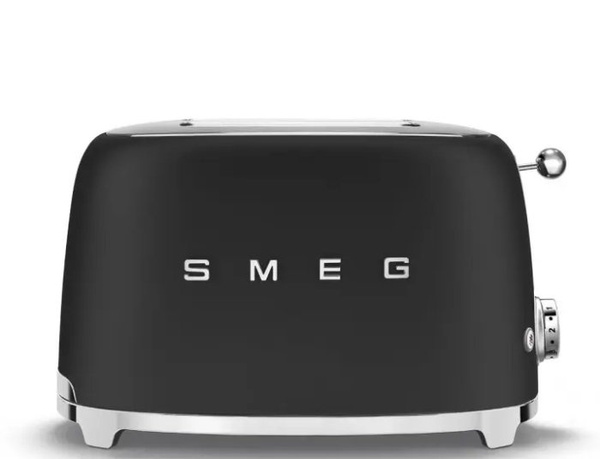 OUTLET 655 - Toster na 2 kromki SMEG TSF01BLMEU - Czarny mat