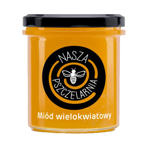 Miód wielokwiatowy Nasza Pszczelarnia 190g