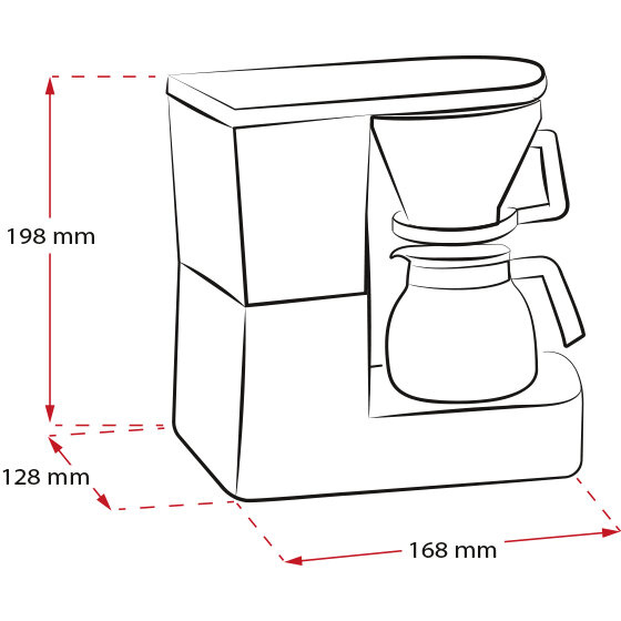 Ekspres przelewowy Melitta Aromaboy 1015-02 - Czarny + 250G KAWY GRATIS