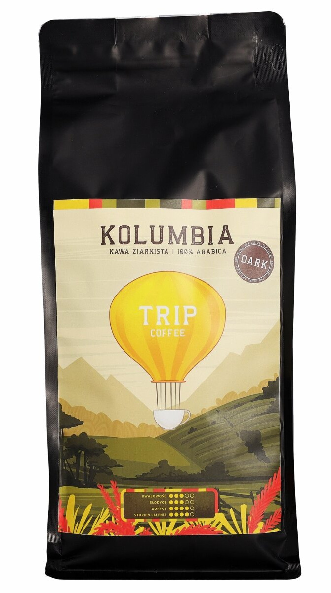 Kawa ziarnista Trip Coffee Kolumbia DARK 1kg