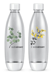 Butelki na wodę SodaStream Fuse Fresh Flowers 1l - Dwupak – NIEDOSTĘPNY - opinie w konesso.pl