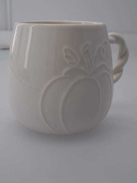 OUTLET - Kubek Altom Design Dynia z plecionym uchwytem - Kremowy 510 ml