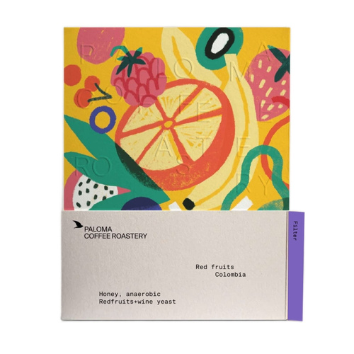 Kawa ziarnista Paloma Colombia  by Jairo Arcila Red Fruits 200g