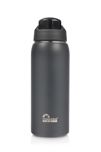 Butelka termiczna na wodę Majestic Sport Delta 750 ml - Szara - opinie w konesso.pl