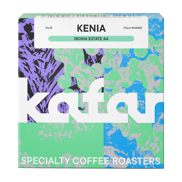 Kawa ziarnista Kafar Kenia Ibonia Estate AA 250g