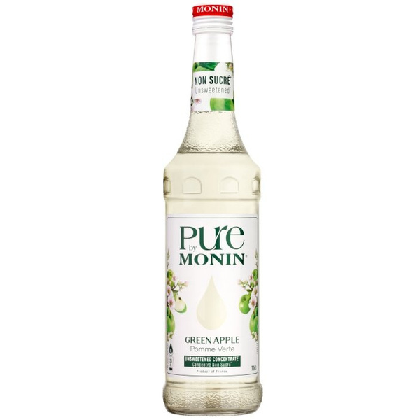 Syrop bez dodatku cukru PURE by MONIN - Zielone jabłko 0,7 L
