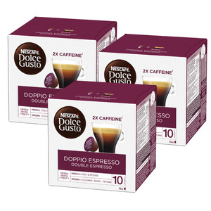 ZESTAW Kapsułki Nescafé Dolce Gusto Doppio Espresso 3x16 sztuk