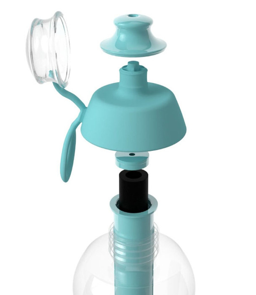 Butelka filtrująca wodę Dafi 0,5 L  + filtr węglowy - Miętowa