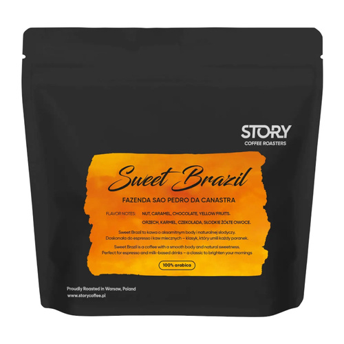 Kawa ziarnista Story Sweet Brazil 250g - opinie w konesso.pl