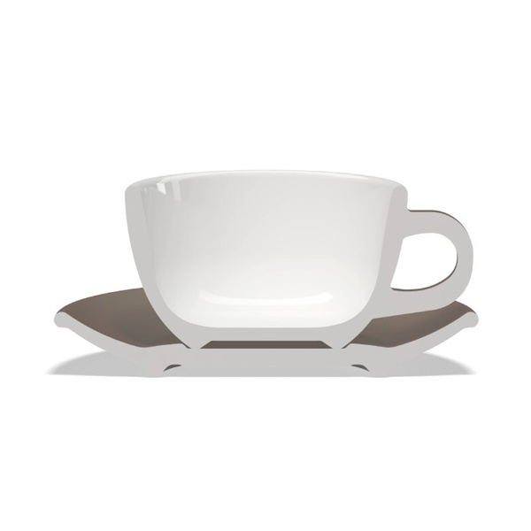 Filiżanka Club House Tulipano 300ml - Brązowa