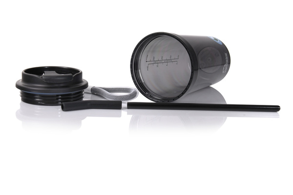 Butelka na wodę Majestic Sport Mia 680 ml - Czarna