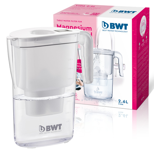 Dzbanek filtrujący wodę BWT Vida 2.6 l Biały - manulany bez wkładu