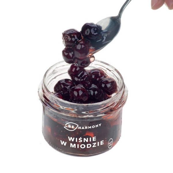 Wiśnie w miodzie akacjowym BEHARMONY 230g - NIEDOSTĘPNY