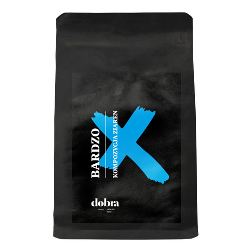Kawa ziarnista Dobra BARDZO - Kompozycja Ziaren 250g