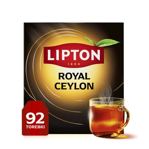 Herbata czarna Lipton Royal Ceylon 92 torebki