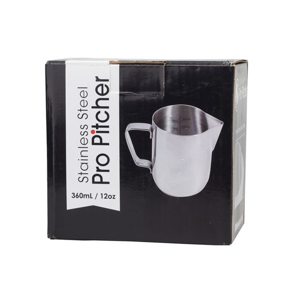 Dzbanek do spieniania mleka Rhinowares Stainless Steel Pro Pitcher - srebrny 360 ml