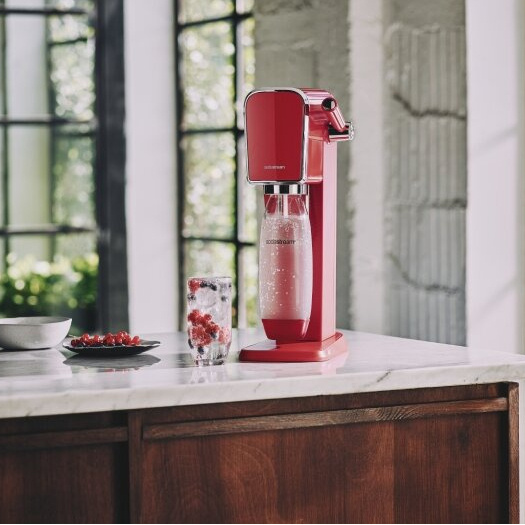 Saturator do wody gazowanej SodaStream Art - Mandarin Red zestaw startowy