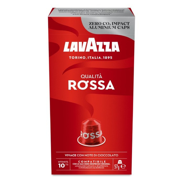 OUTLET - Kapsułki do Nespresso* Lavazza Rossa - 10 sztuk