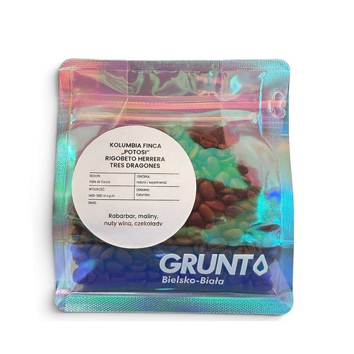 Kawa ziarnista Grunt Kolumbia Finca „POTOSI” Rigoberto Herrera Tres Dragones 150g