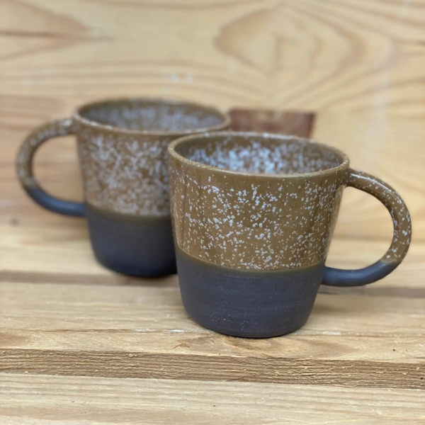Ceramiczny kubek z uszkiem Pot Pot - Mokka 300 ml