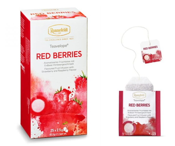 Owocowa herbata Ronnefeldt Teavelope Red Berries 25x2,5g