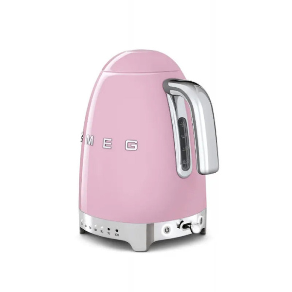 Czajnik elektryczny z regulacją temperatury Smeg KLF04PKEU - Różowy 1,7 l