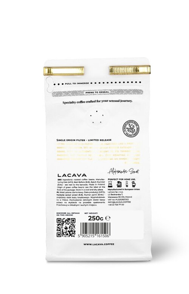 Kawa ziarnista LaCava Bolivia Arcangel Filtr 250g - NIEDOSTĘPNY
