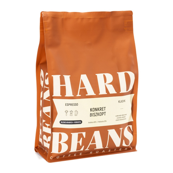 Kawa ziarnista Hard Beans Konkret Biszkopt Espresso 1kg