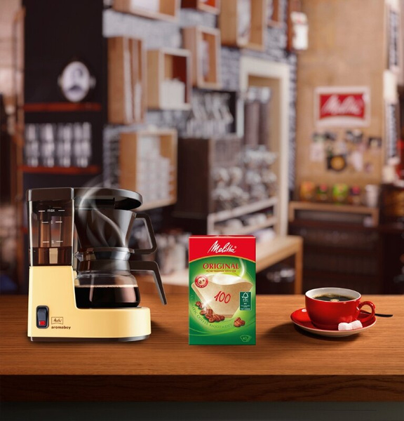 Ekspres przelewowy Melitta Aromaboy 1015-03 - Beżowy + 250G KAWY GRATIS