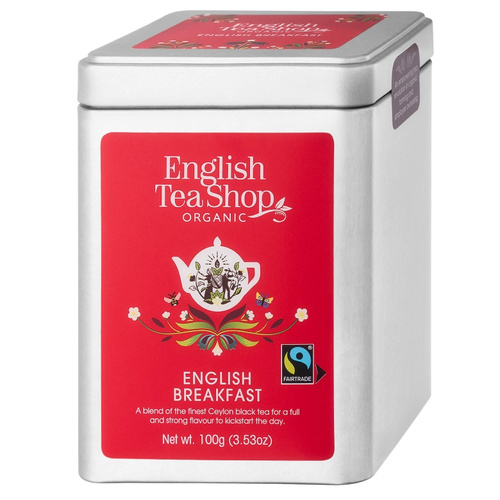 Herbata czarna English Tea Shop English Breakfast 100g - opinie w konesso.pl