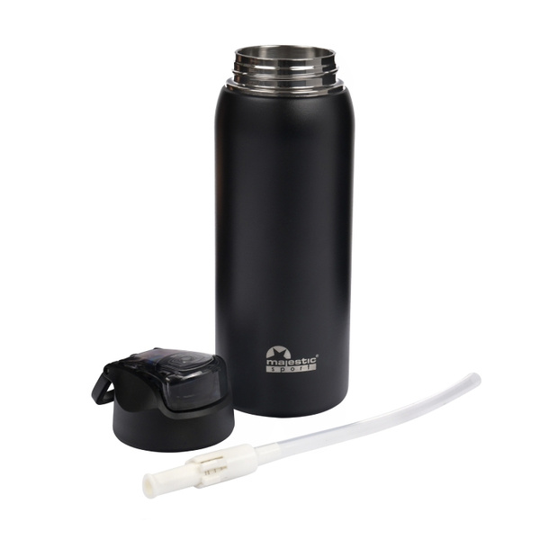 Butelka termiczna na wodę Majestic Sport Delta 750 ml - Czarna