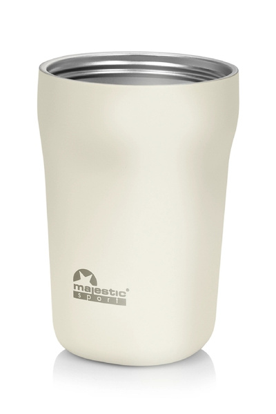 Kubek termiczny Majestic Sport Hoody 420 ml - Biały