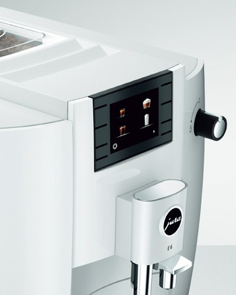 Ekspres do kawy Jura E6 Piano White (EC) – NIEDOSTĘPNY
